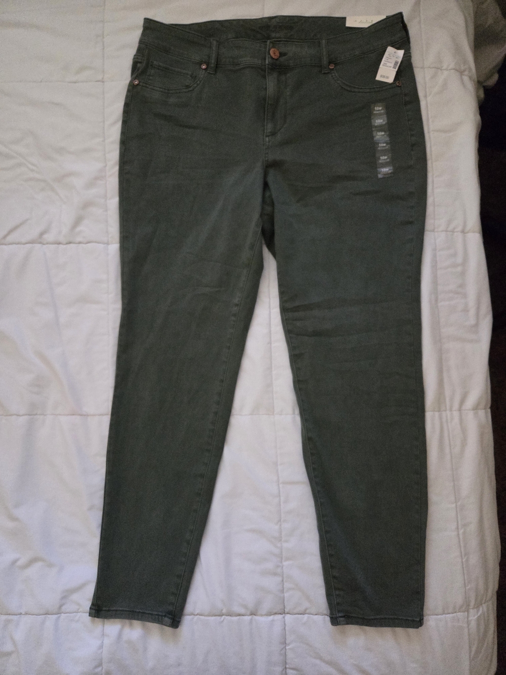 Maurices Olive Green Jeggings - Women's Stretch Skinny Jeans